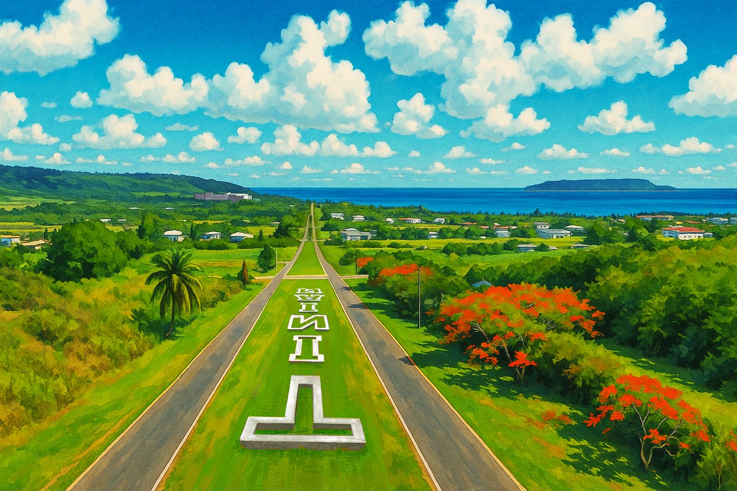 BROADWAY, TINIAN - MINI PRINT