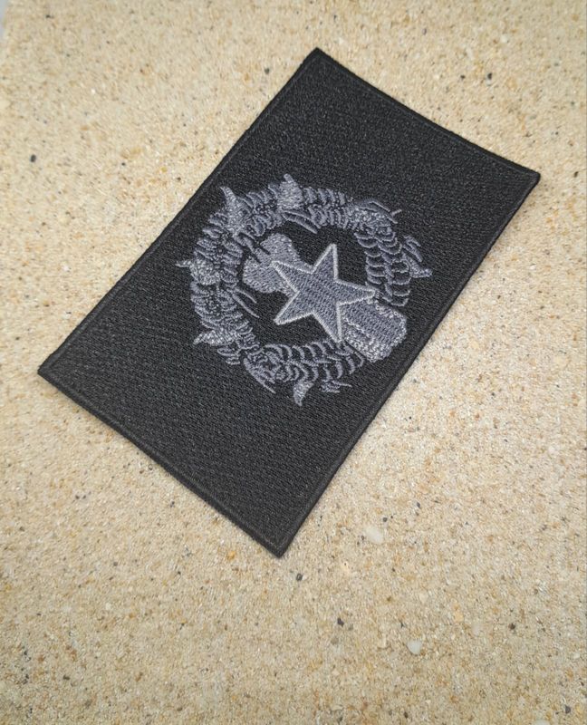 CNMI FLAG PATCH BLACK/GREY