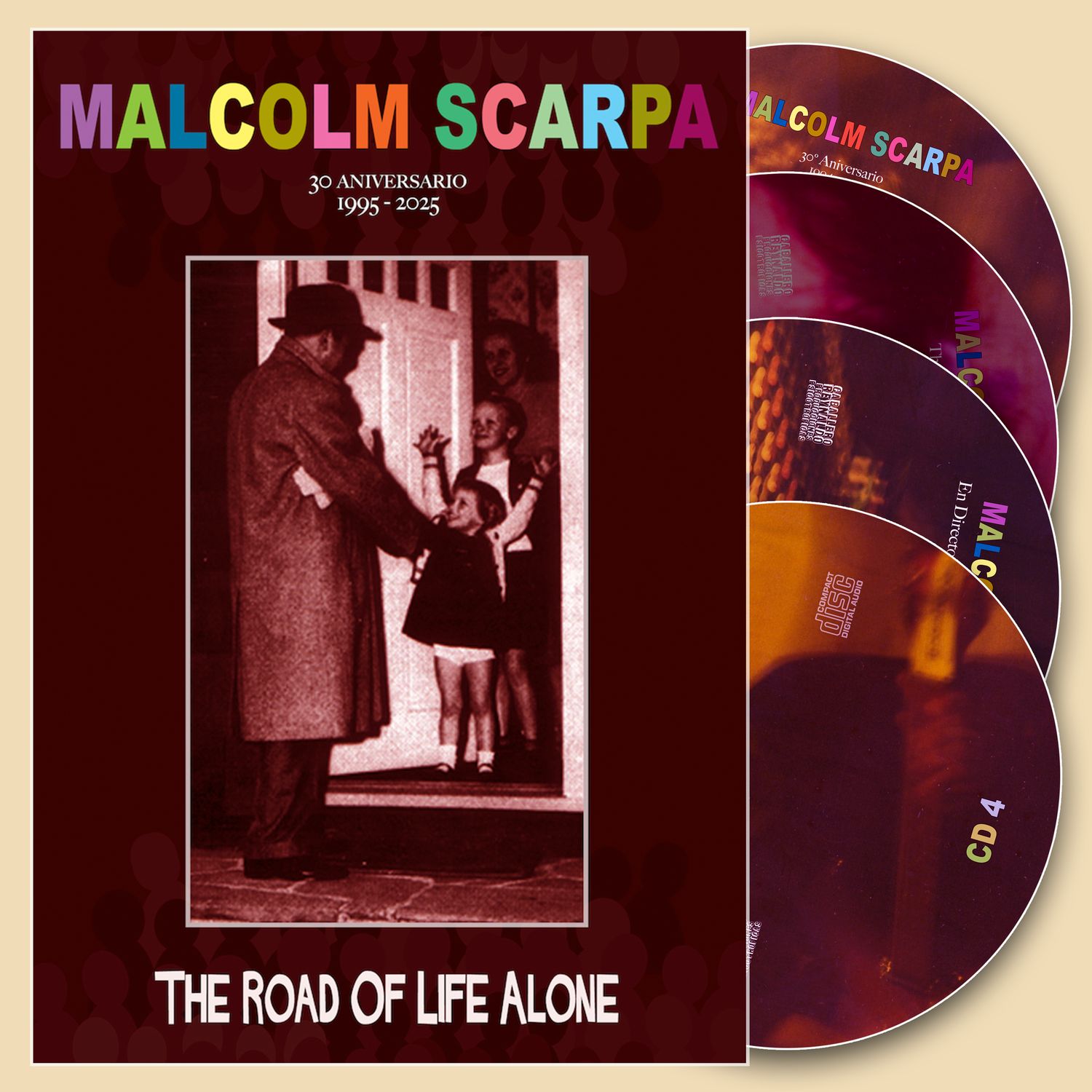MALCOLM SCARPA - 4CD - THE ROAD OF LIFE ALONE  30º ANIVERSARIO
