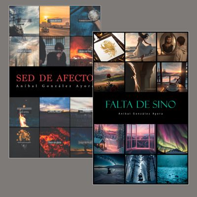 ANÍBAL GONZÁLEZ AYORA - FALTA DE SINO + SED DE AFECTO - PACK 2 LIBROS