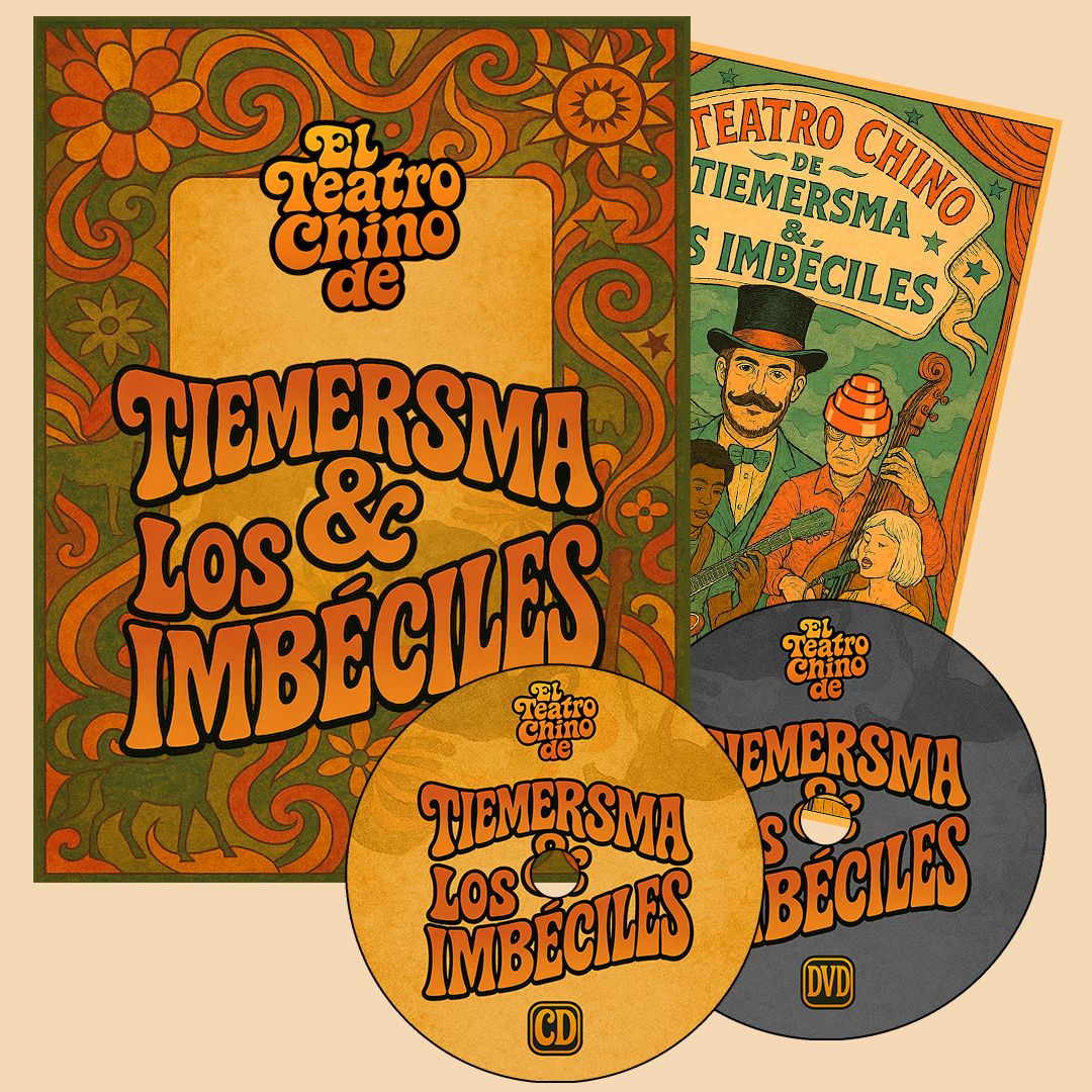 TIEMERSMA &amp; LOS IMBÉCILES - EL TEATRO CHINO - CD + DVD - DIGIBOOK