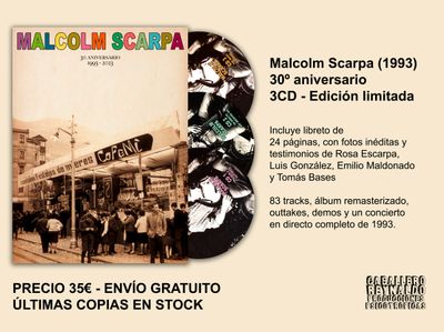 MALCOLM SCARPA - 3CD - MALCOLM SCARPA 30º ANIVERSARIO