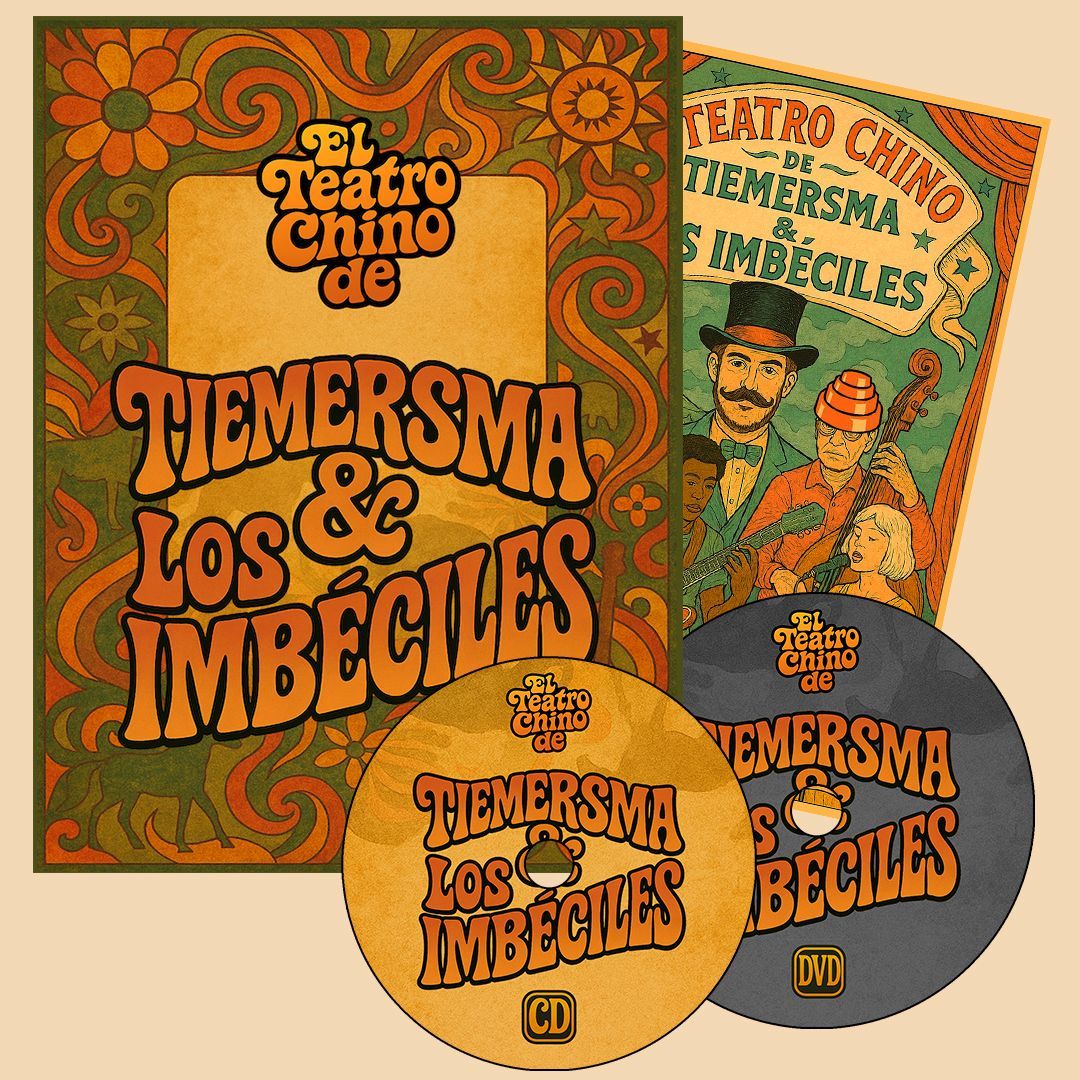 TIEMERSMA &amp; LOS IMBÉCILES - EL TEATRO CHINO - CD + DVD - DIGIBOOK