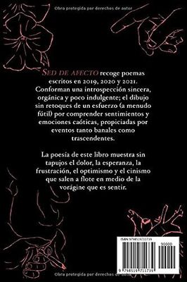 ANÍBAL GONZÁLEZ AYORA - SED DE AFECTO - LIBRO