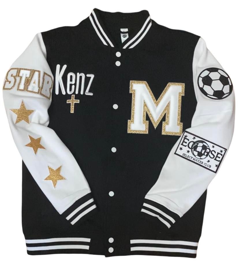 Custom Varsity Jacket – Fully Personalized - Embroidery - Embroidery Applique
