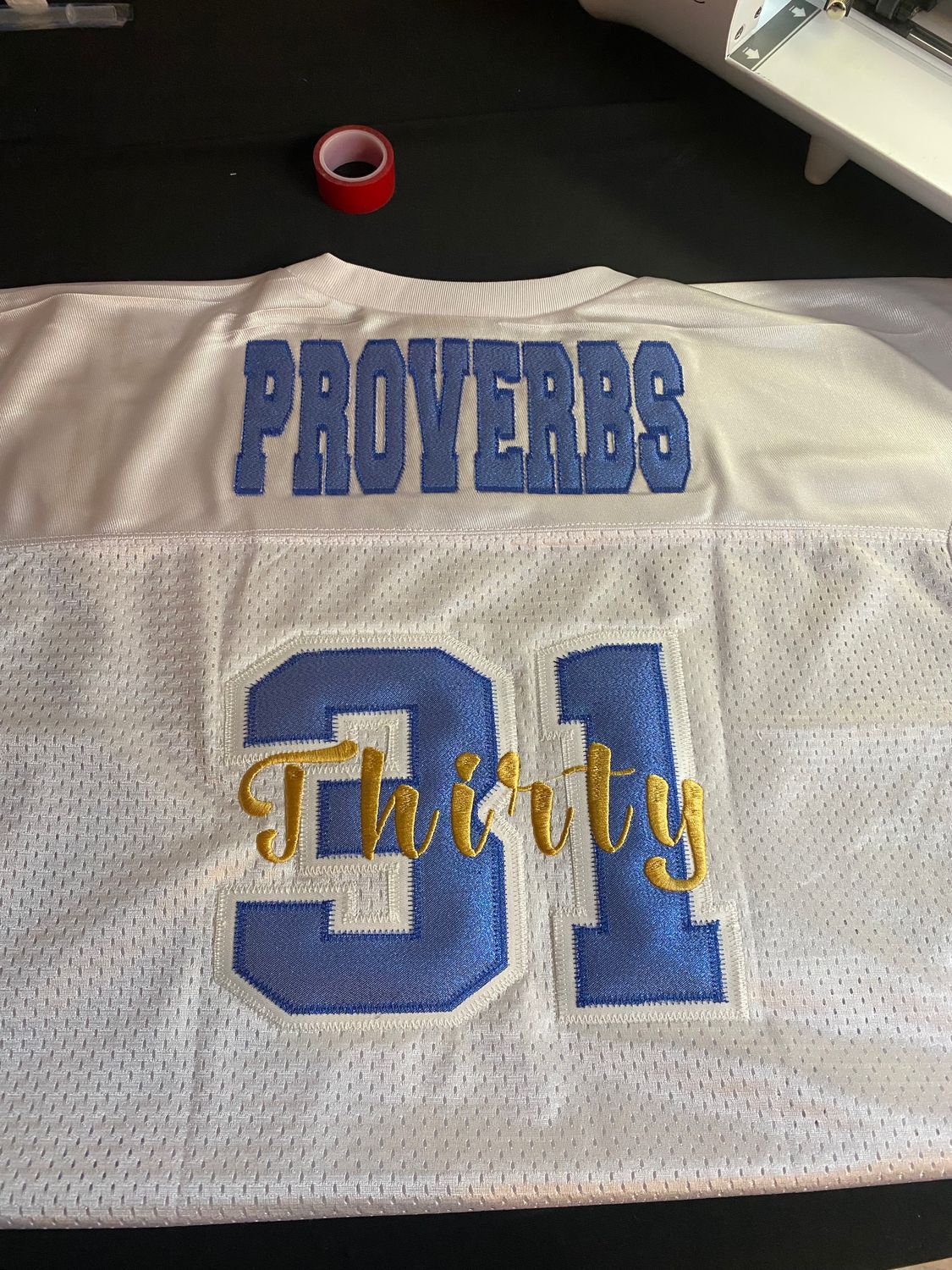 Custom Embroidery Jersey Applique Jersey