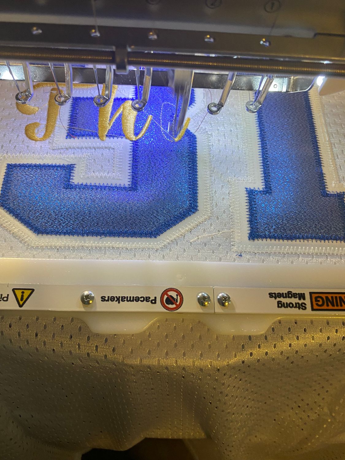 Custom Embroidery Jersey Applique Jersey