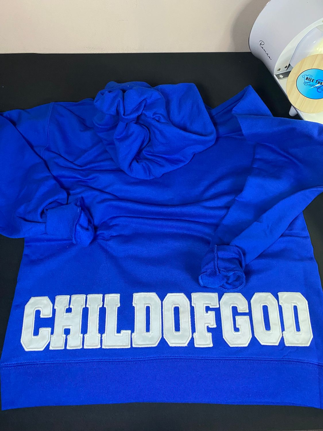 Child of God Embroidered Patch Hoodie – Back Bottom Placement