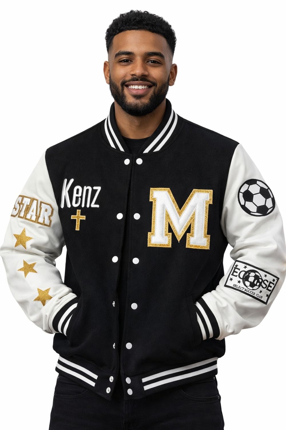 Graduation 2026 Fully Embroidered Varsity Jacket – Custom Name &amp; Number Included