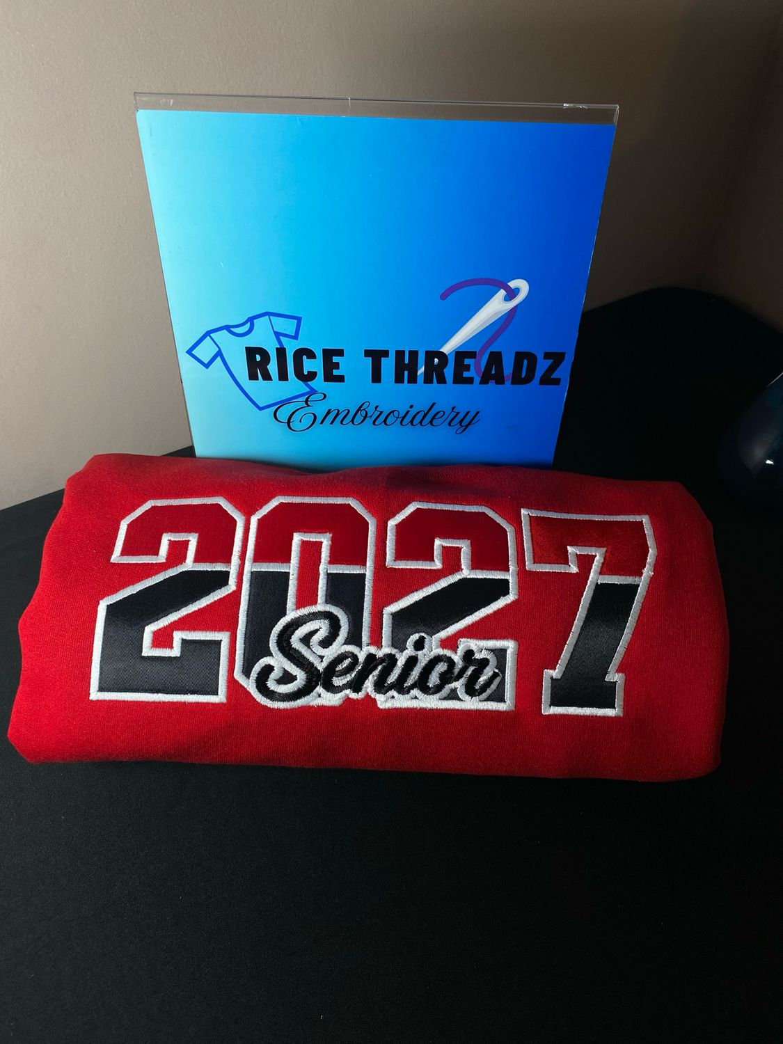 Class of 2027 Embroidered Senior Sweatshirt