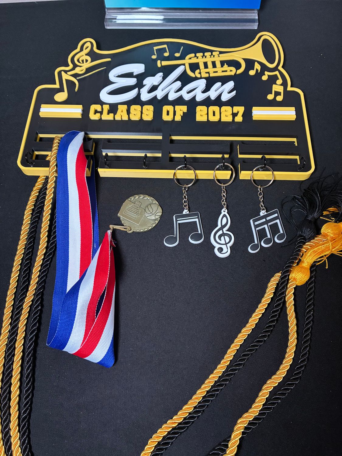 Personalized Band Senior 3D Wall Display