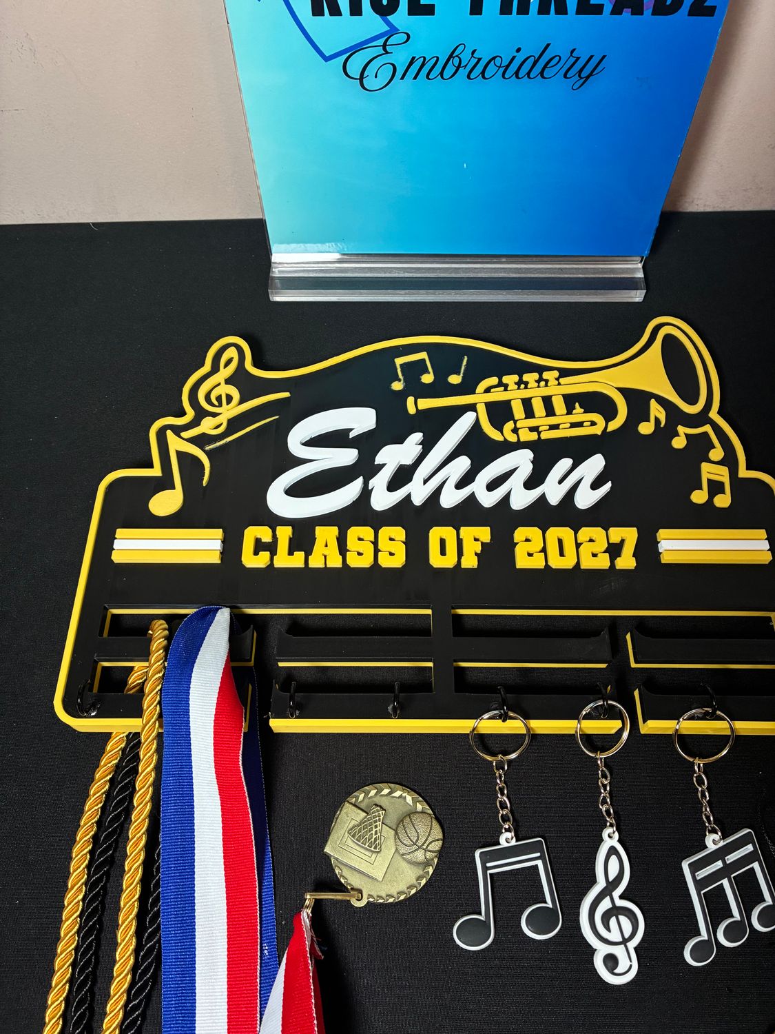 Personalized Band Senior 3D Wall Display