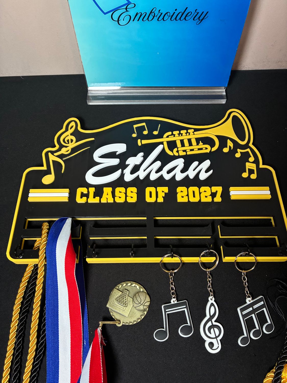Personalized Band Senior 3D Wall Display
