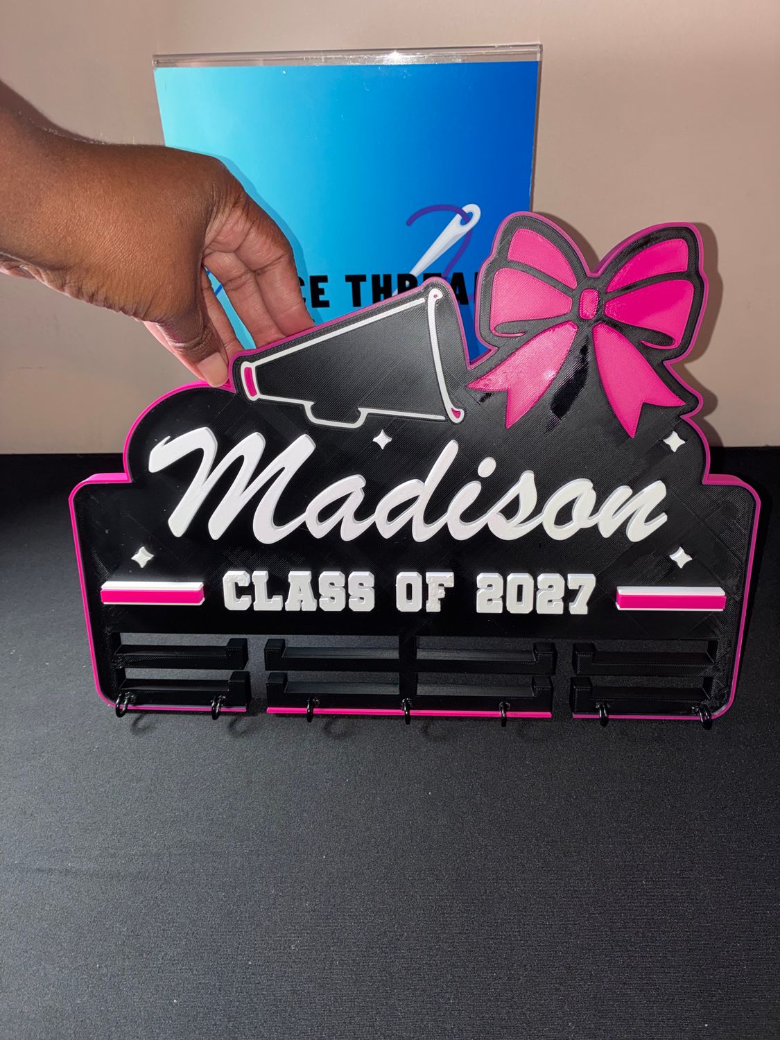 Personalized Cheer Senior 3D Wall Display
