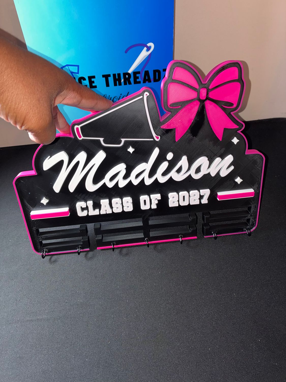 Personalized Cheer Senior 3D Wall Display