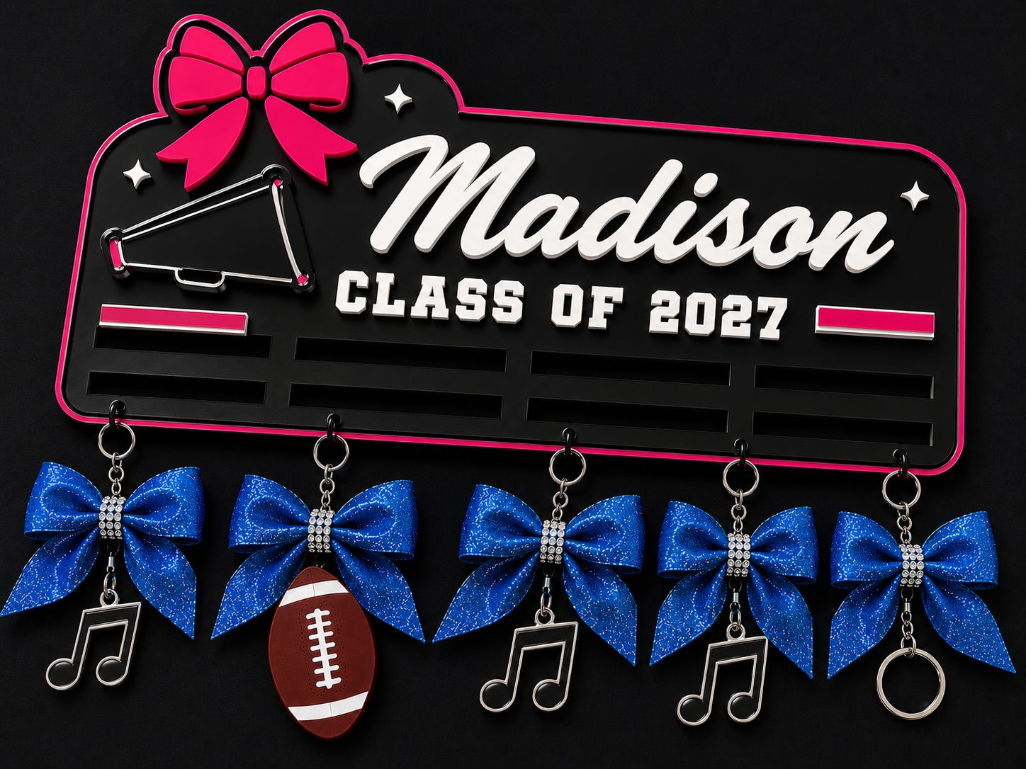 Personalized Cheer Senior 3D Wall Display