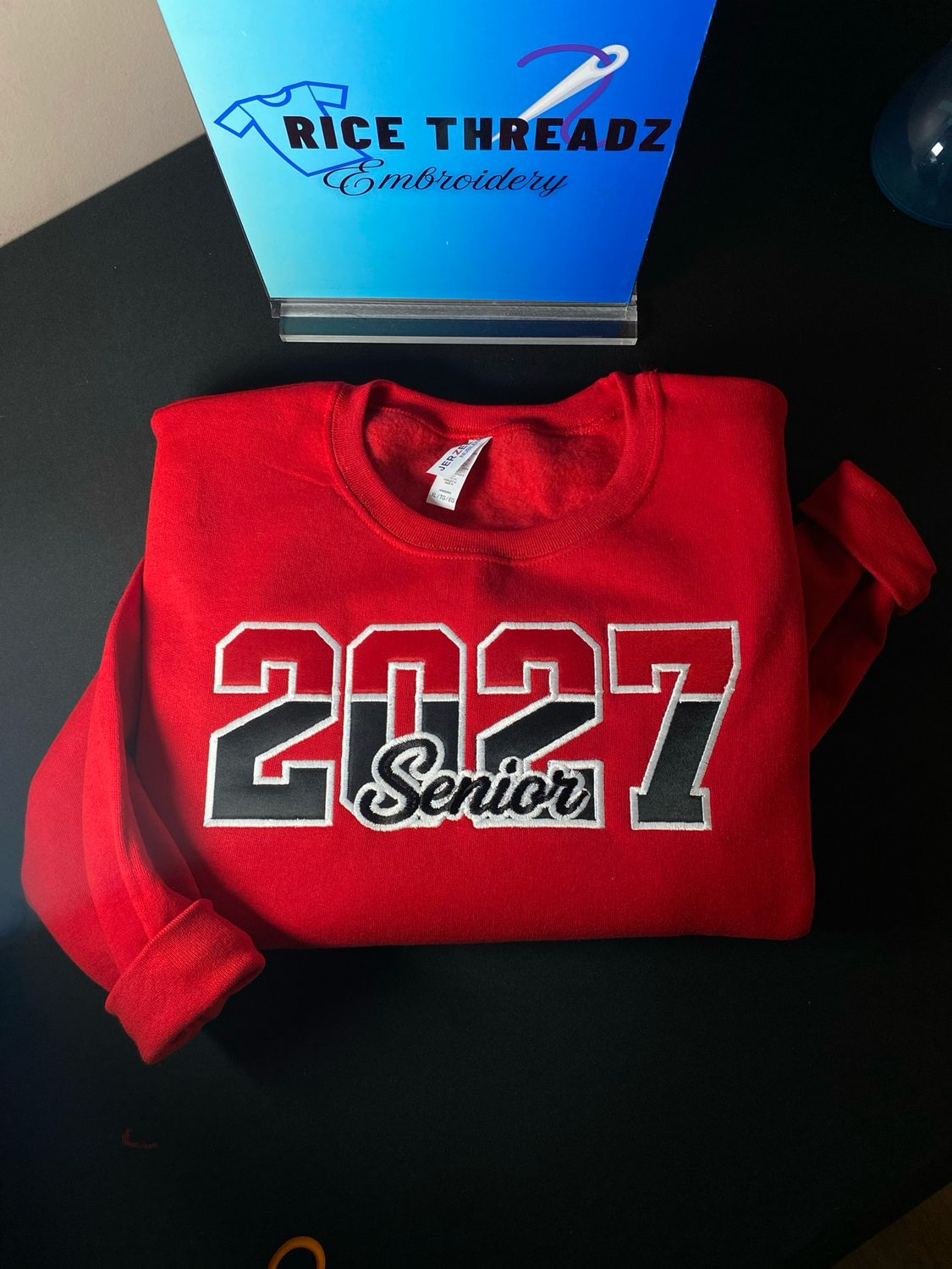 Class of 2027 Embroidered Senior Hoodie