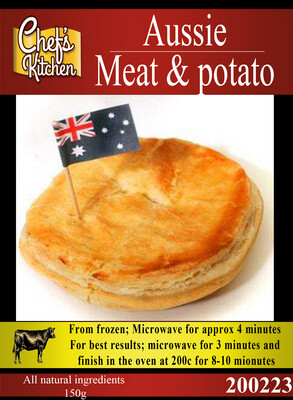 Aussie Pie (Meat and Potato)