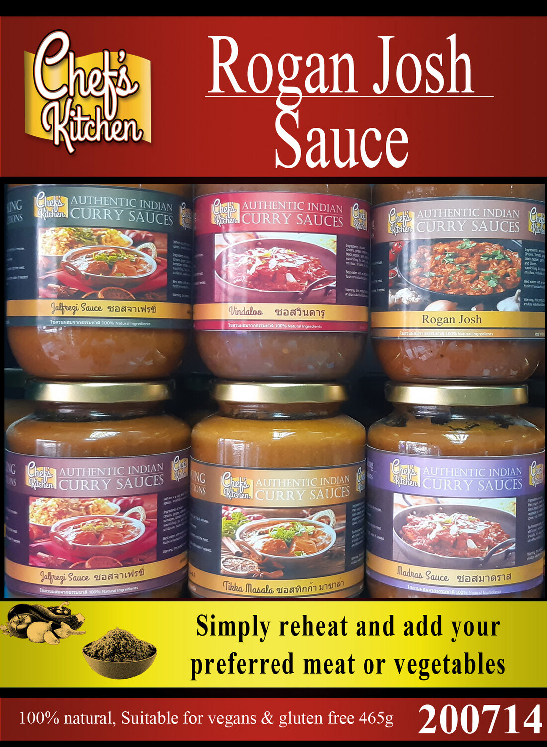 Chef's Kitchen Rogan Josh Sauce