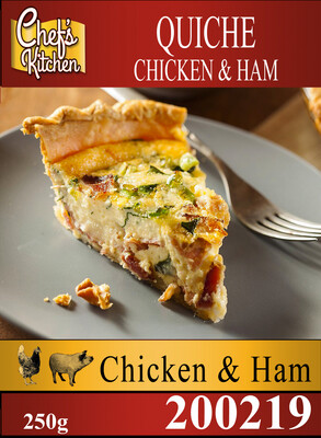 Chicken and Ham Quiche