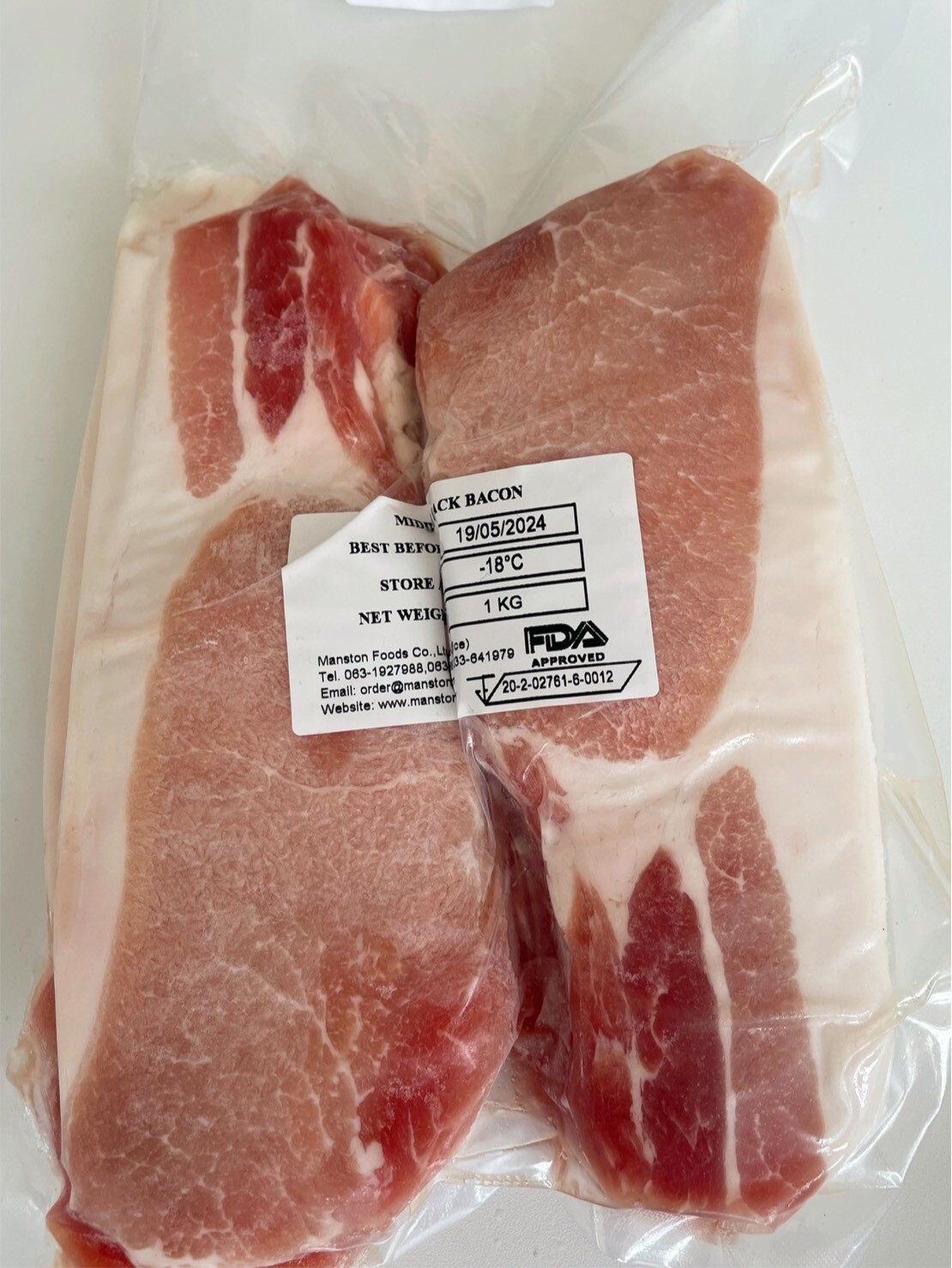 Middle Cut Bacon (1 Kg)