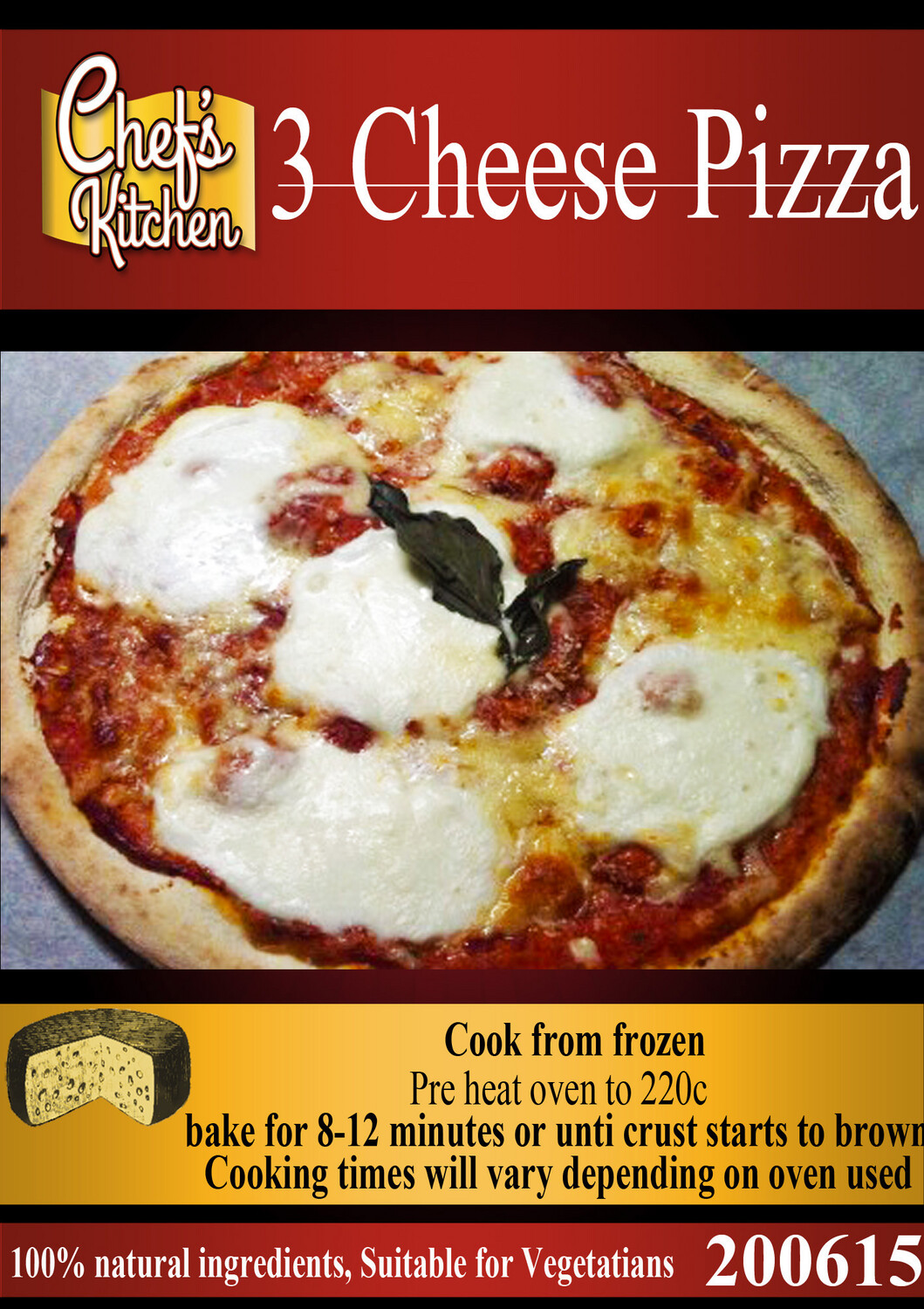 Pizza - Three Cheese