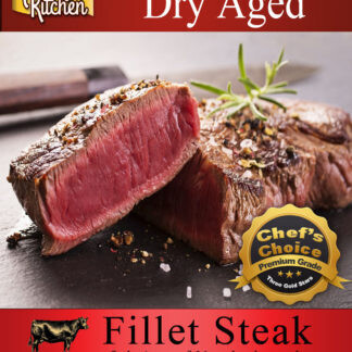 Fillet Mignon, Dry Aged. Chef’s Choice Triple Gold Star A+ (250 Grams)