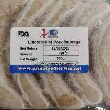 Lincolnshire Thick Pork Sausages (500 Grams)