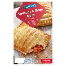 Greggs Sausage and Bean Melts