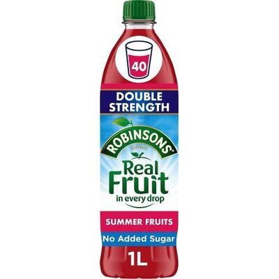Robinsons Double Strength, Real Fruit - Summer Fruits