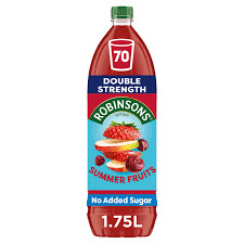 Robinsons Real Fruit Double Strength - Summer Fruits