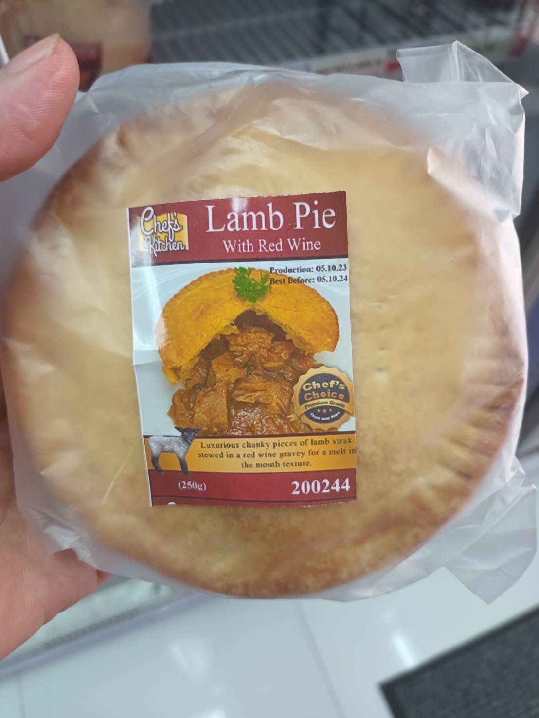 Lamb Pie with Red Wine