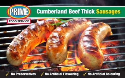 Thick Cumberland Beef Sausages