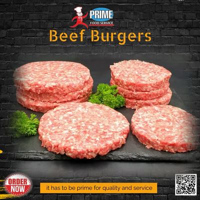 Prime 200 Gram Burger Pack (1 Kg)
