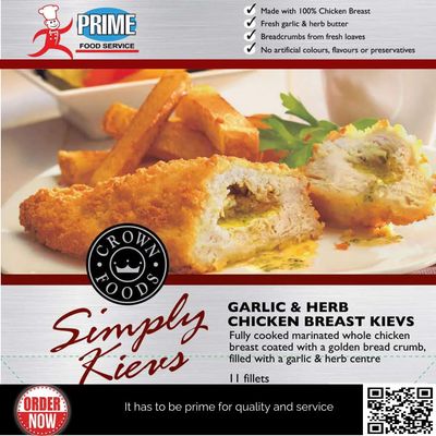 Crown Foods Simply Kievs