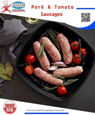 Pork & Tomato Gourmet Sausages