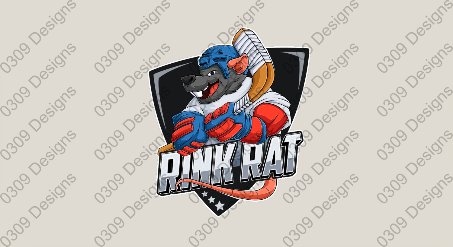 Rink Rat Sticker