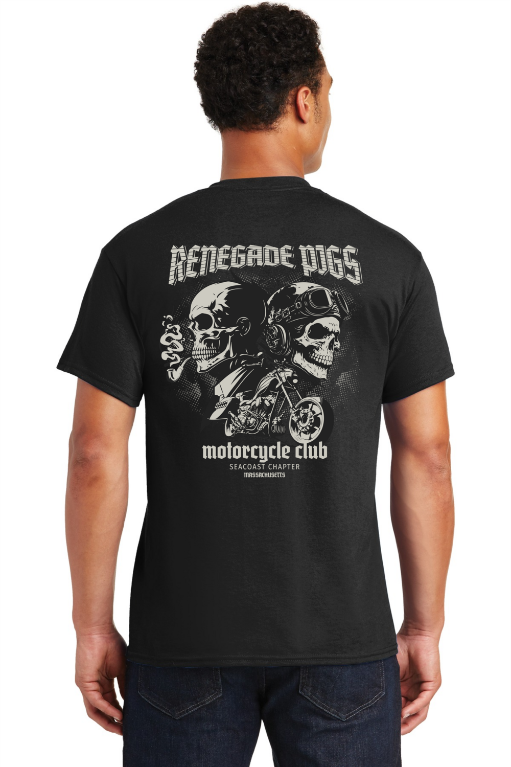 Seacoast Two Skull Men&#39;s T-shirt *** Not Currently for Sale