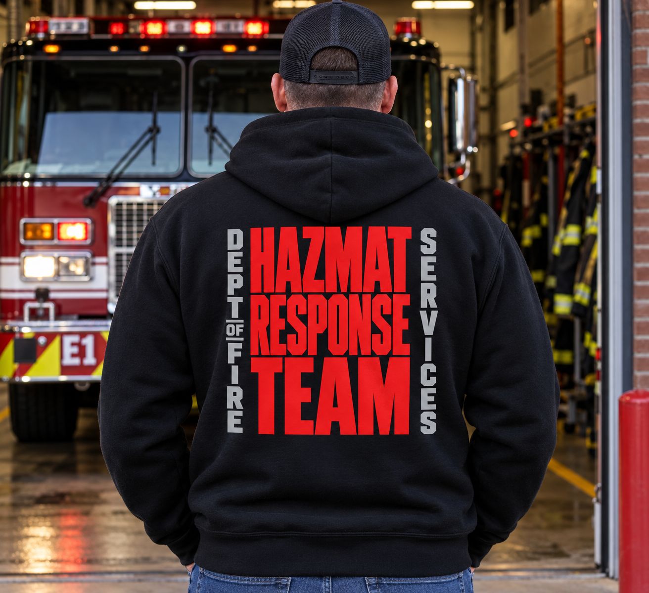DFS Hazmat  Hoodie - EMBROIDERED - MINUMUM ORDER
