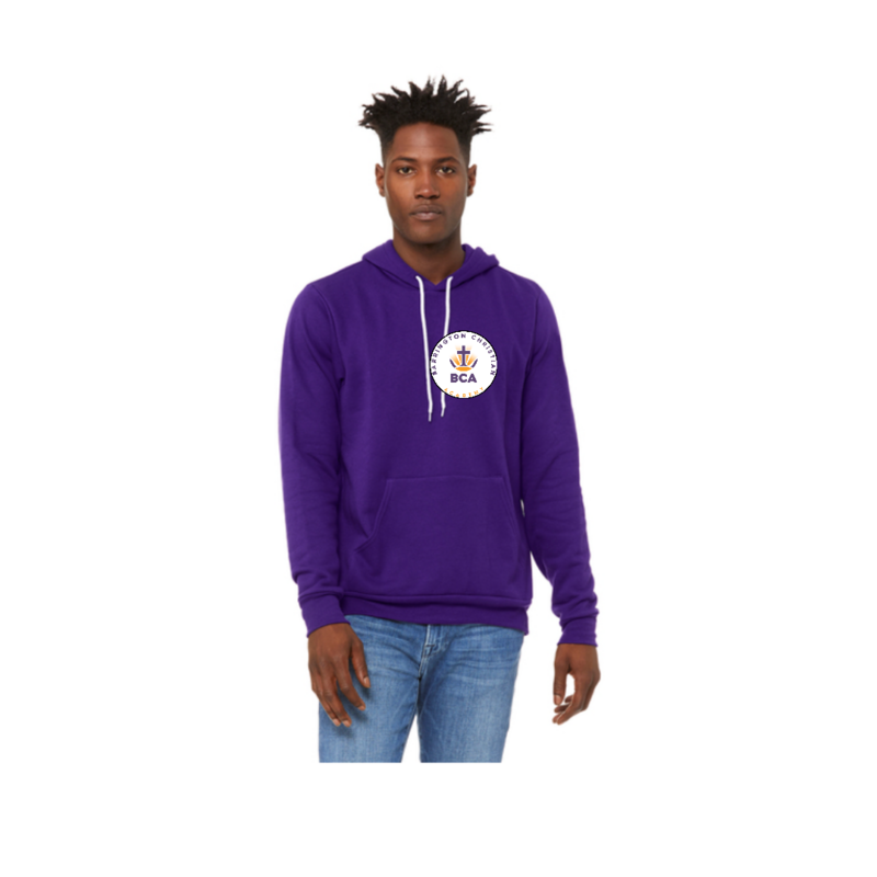 Purple Hoodie with Classic BCA Logo