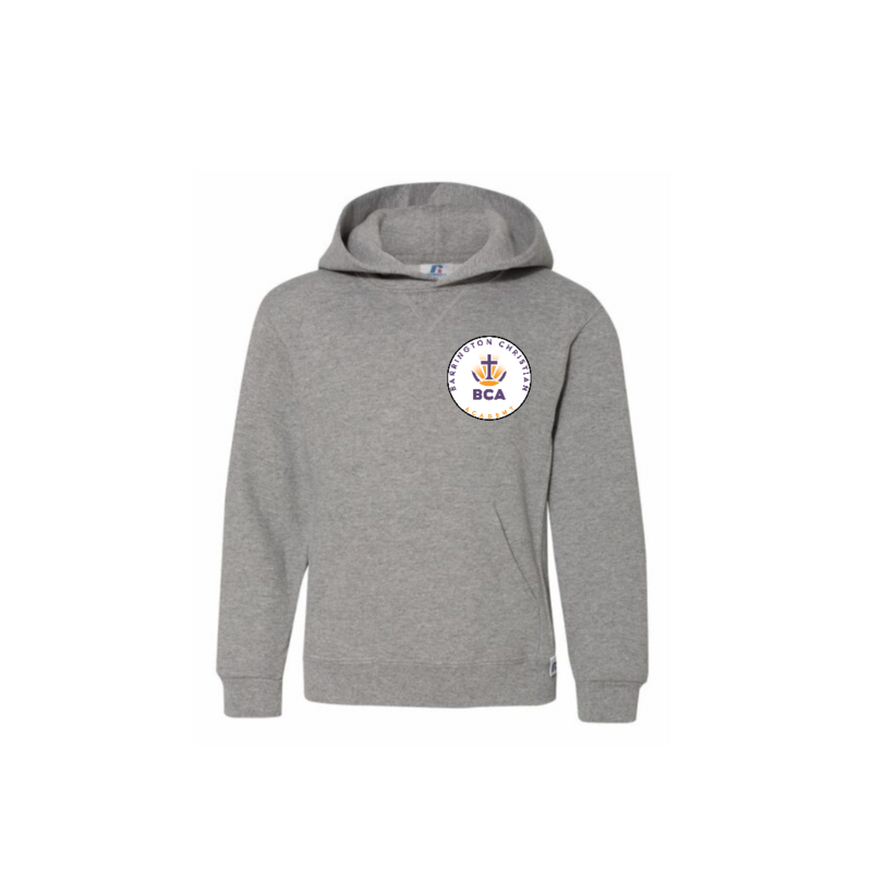 Youth Gray Hoodie with Classic BCA Logo