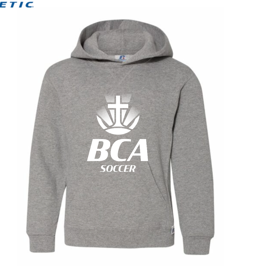 Youth Gray Hoodie with Soccer Logo