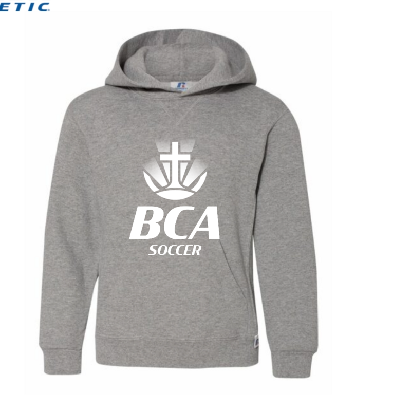 Youth Gray Hoodie with Soccer Logo