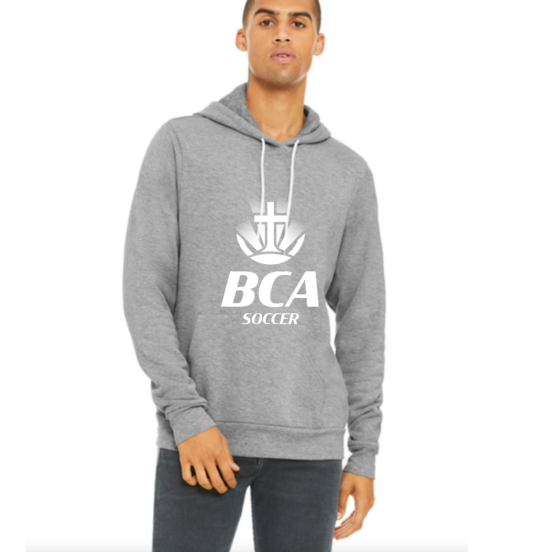 Gray Hoodie with Soccer Logo