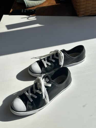 Size 7.5 - Converse 537107C All Star Black Lo Top Women’s Shoes