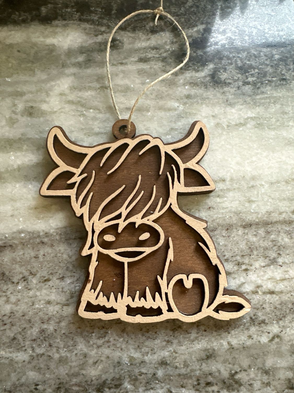 Highland Cow Ornament