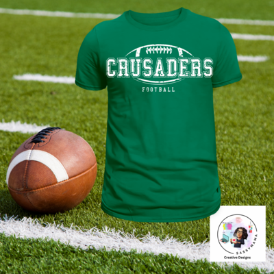 Crusader Football- Distressed Adult and Youth