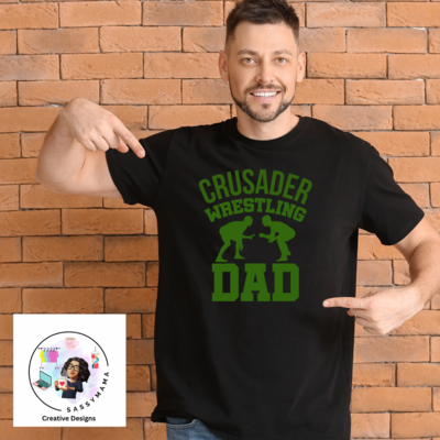 Crusader Wrestling Dad Shirt