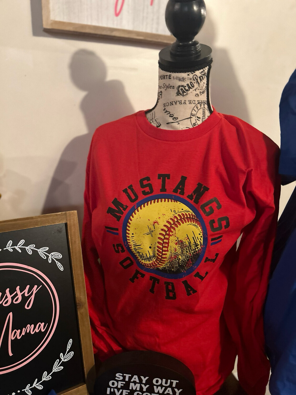 Tuslaw Lady Mustangs Softball Spirit Shirt Adult and Youth
