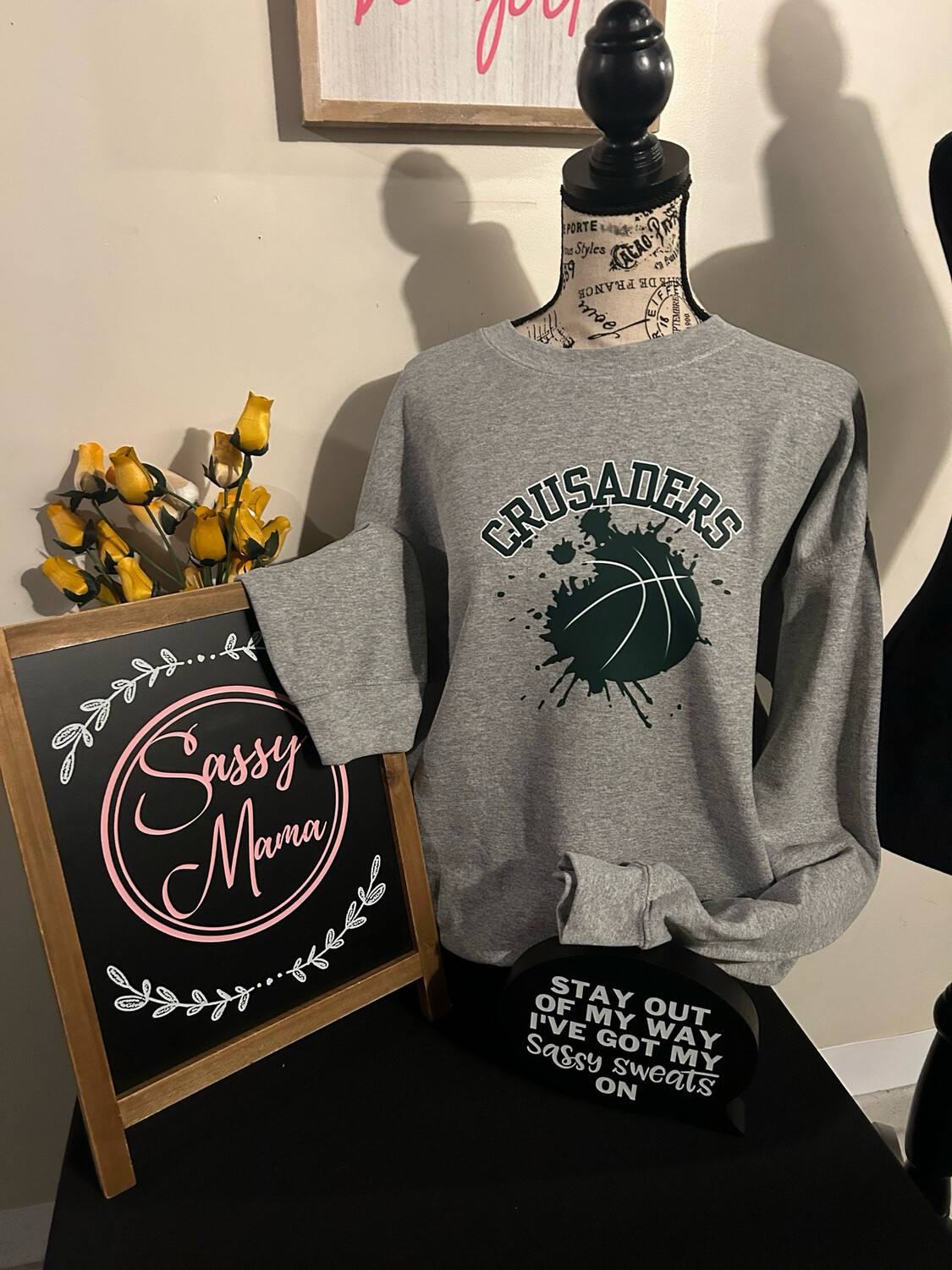 Crusader Basketball Shirt Adult And Youth Sizes